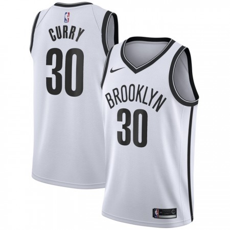 NBA Mænd Trøje Brooklyn Nets Seth Curry 30 2022-23 Nike Association Edition Hvid Swingman